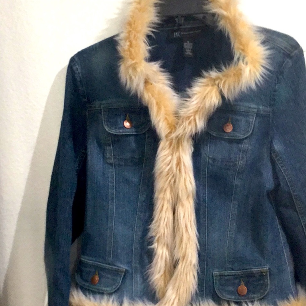 INC denim jacket